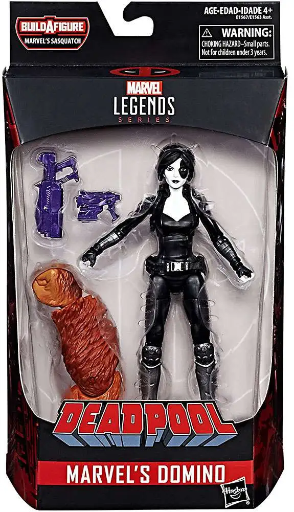 Deadpool Marvel Legends Sasquatch Series Domino Action Figure [Damaged Package]