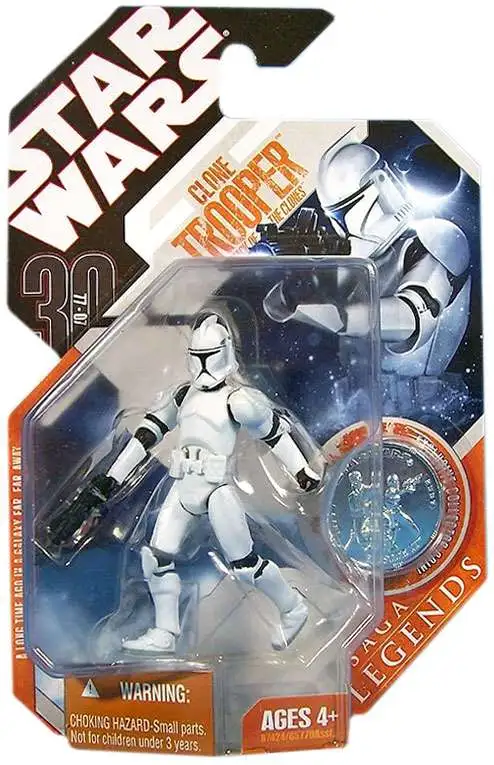 Star Wars Attack of the Clones 2007 Saga Legends (30th Anniversary) Clone  Trooper Action Figure #10 [Episode II]