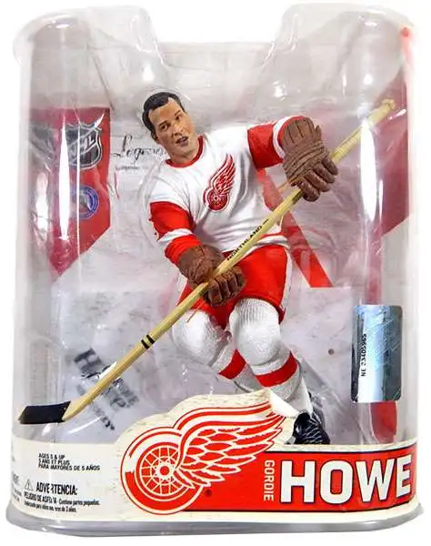 McFarlane Toys NHL Detroit Red Wings Sports Picks Hockey Legends Series 6 Gordie Howe Action Figure Jersey - ToyWiz
