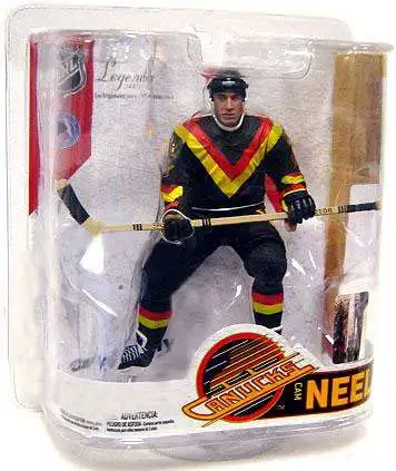 McFarlane Toys NHL Vancouver Canucks Sports Hockey Legends Series 6 Cam Neely Action Figure [Retro Orange & Yellow Stripes Variant]