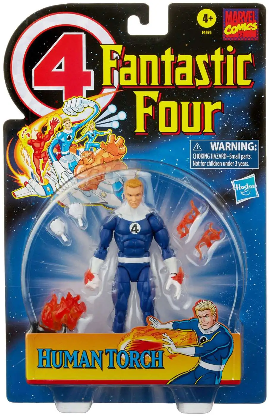 Fantastic Four Marvel Legends Vintage (Retro) Series Human Torch Action Figure