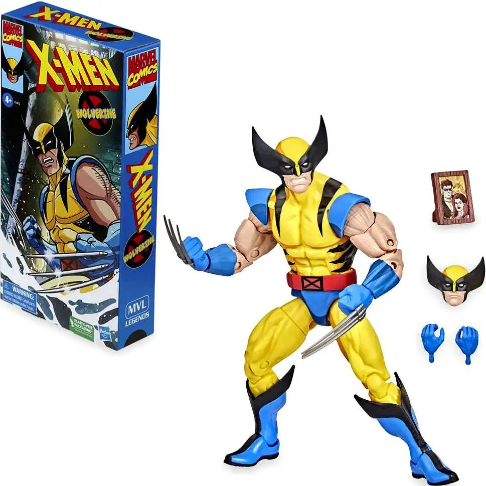 Marvel X-Men The Animated Series Marvel Legends Wolverine Exclusive 6  Action Figure Hasbro - ToyWiz
