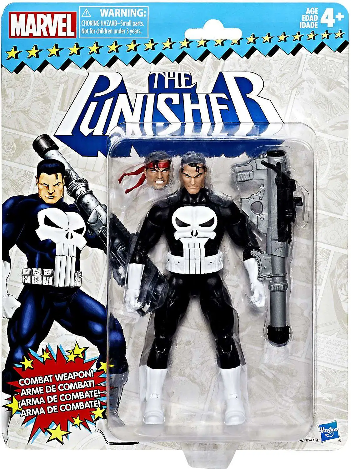 Marvel Legends Vintage Series The Punisher Action Figure New in stock 