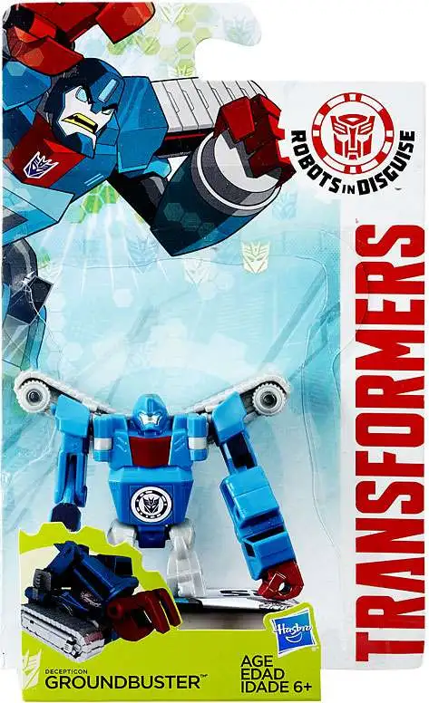 Transformers DECEPTICON GROUNDBUSTER Robots in Disguise Figure Toy Hasbro NEU 