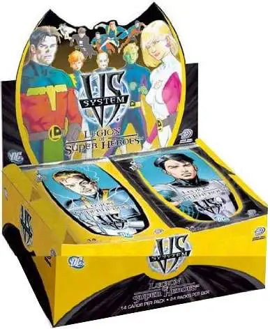 DC VS System Trading Card Game Legion of Super Heroes Booster Box [24 Packs]