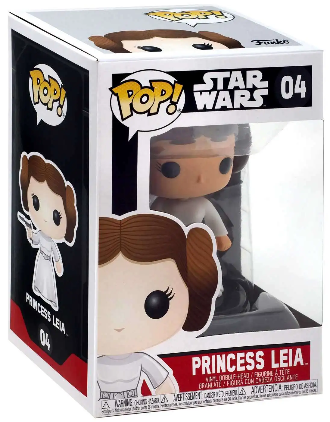Star Wars Princess Leia Pop Funko Vinyl Figure Bobble Head #04 