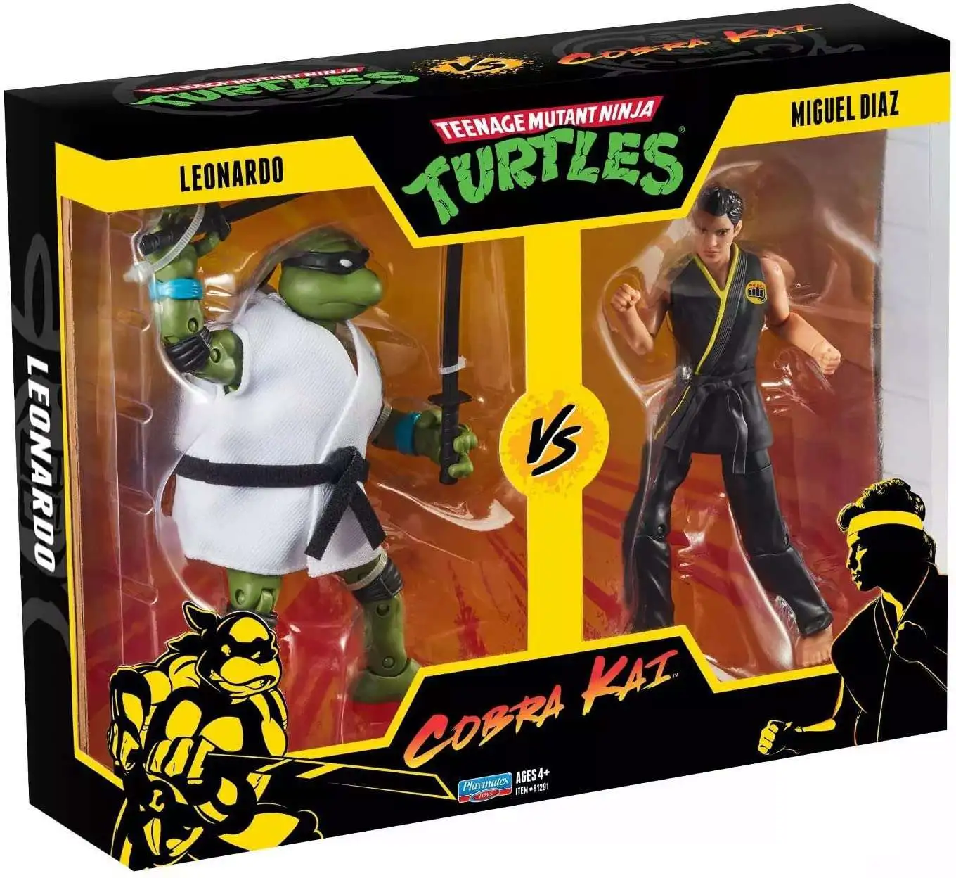 Cobra Kai Leo vs Miguel Diaz 2 Pack Teenage Mutant Ninja Turtles vs 