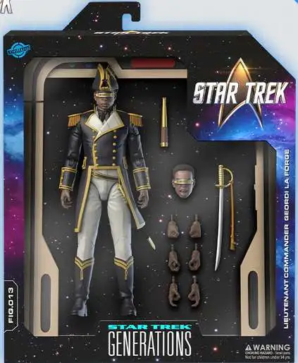 Star Trek Generations Lieutenant Commander Geordi La Forge Action Figure [Sailor Edition] (Pre-Order ships September)