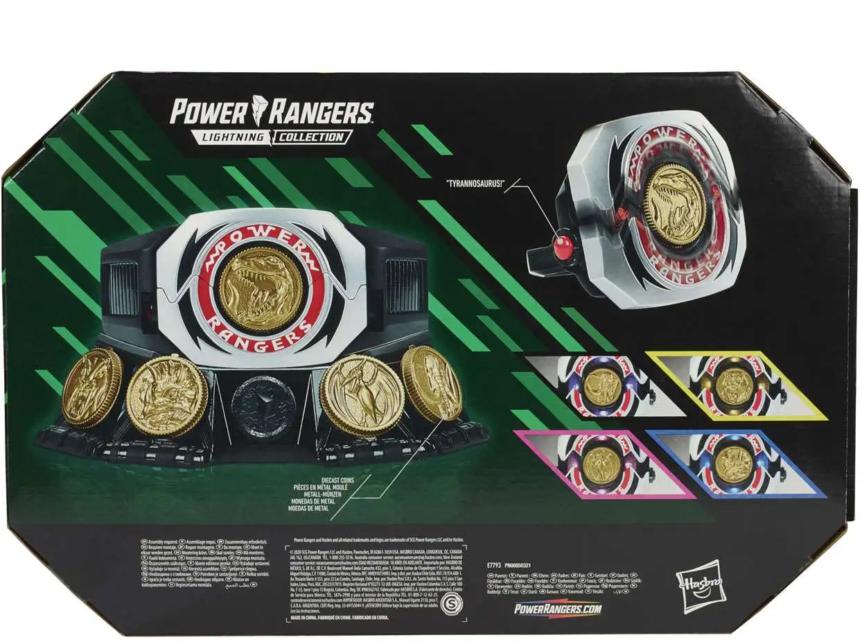 Power Rangers Lightning Collection Power morpher w/ 5 Coins New Sealed 2020 MMPR 