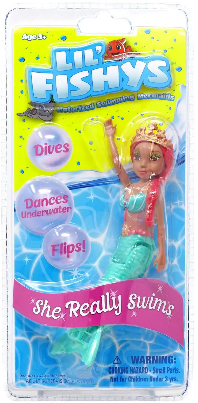 Lil Fishys Mermaids Akela Motorized Water Doll 2021 Redwood Ventures ToyWiz