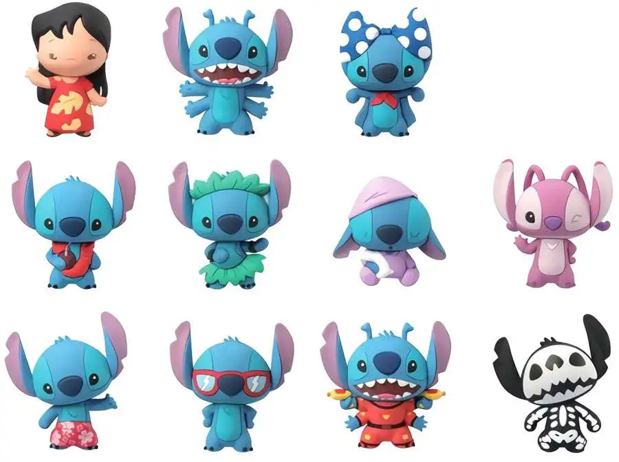 Disney Plush Keyring Series 1 Exclusive B Stitch 