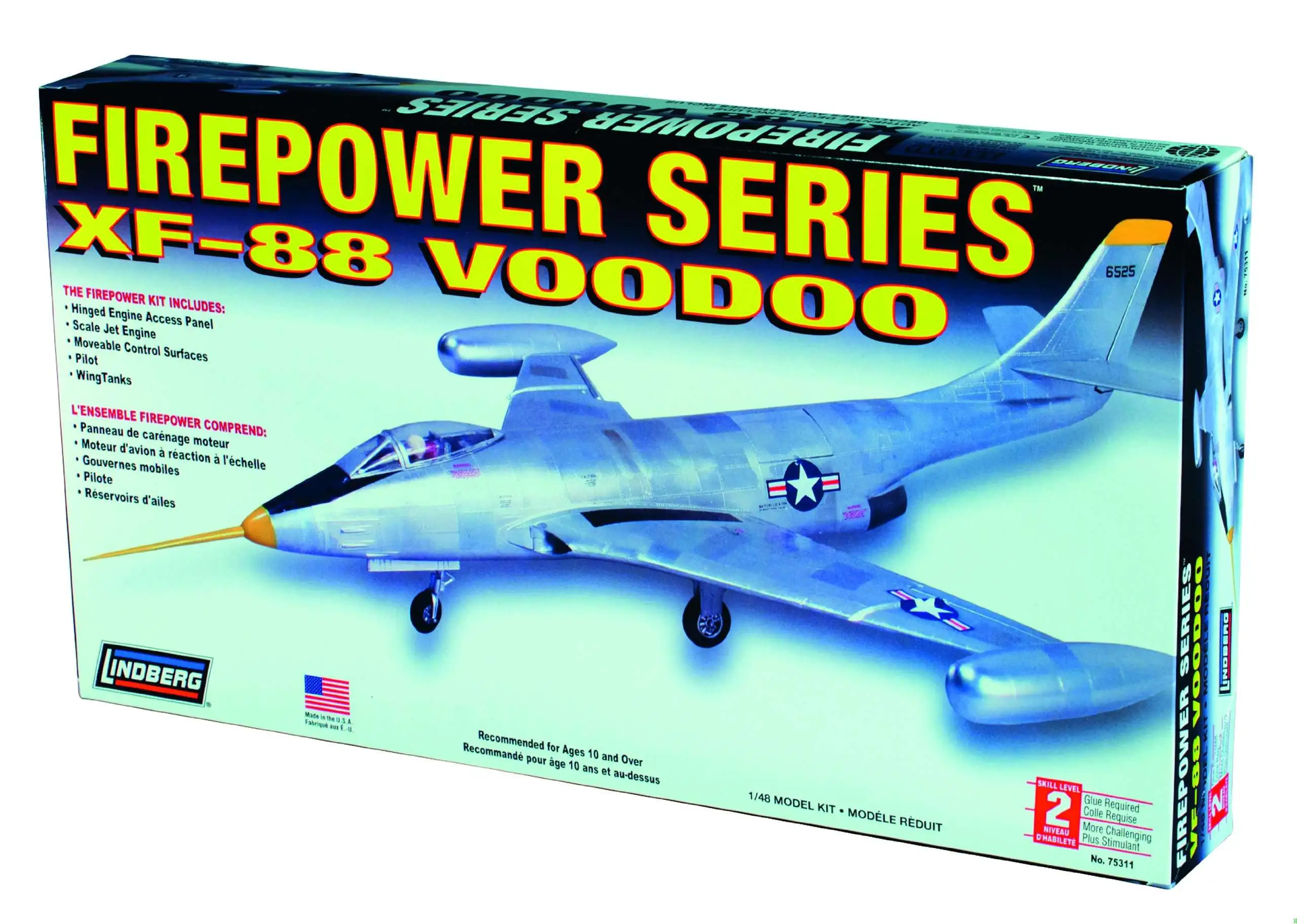 Lindberg Military Miniature Firepower Series XF-88 Voodoo Model Kit