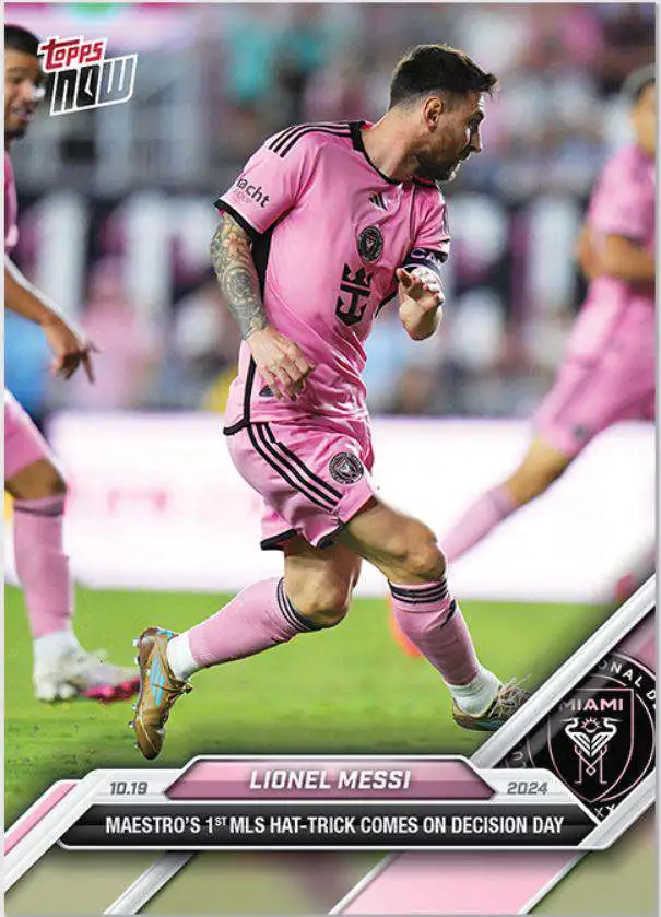 MLS 2024 NOW Soccer Lionel Messi #147 [Maestro's 1st MLS Hat-Trick Comes on Decision Day]