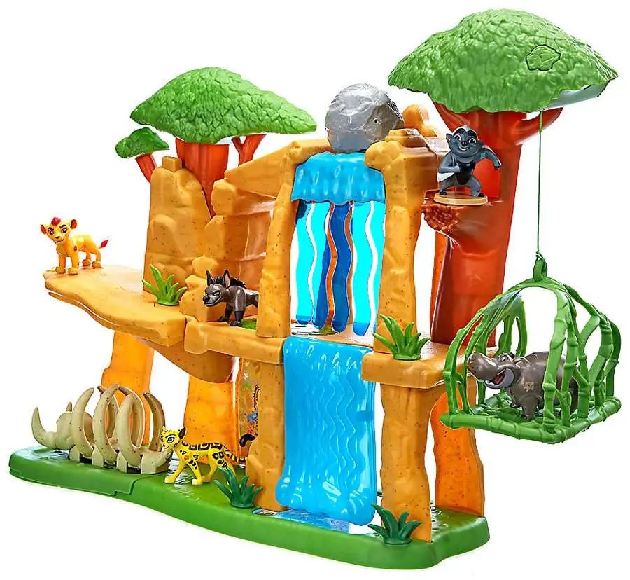 Figurines La garde du roi lion Playset Disney Store Kion Fuli Bunga Beshte  Ono Timon Pumbaa - Figurines/Playsets - La Boutique Disney