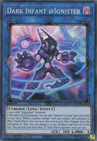 YuGiOh Lightning Overdrive Super Rare Dark Infant @Ignister LIOV-EN045