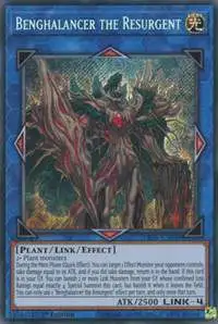 YuGiOh Lightning Overdrive Secret Rare Benghalancer the Resurgent LIOV-EN048