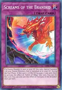 YuGiOh Lightning Overdrive Common Screams of the Branded LIOV-EN068