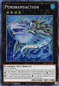 YuGiOh Lightning Overdrive Super Rare Pendransaction LIOV-EN083