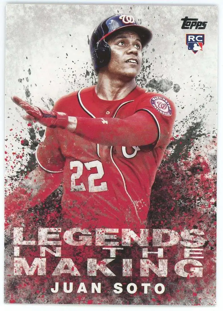 MLB 2018 Topps Update Legends in the Making Juan Soto LITM-8 [Rookie]