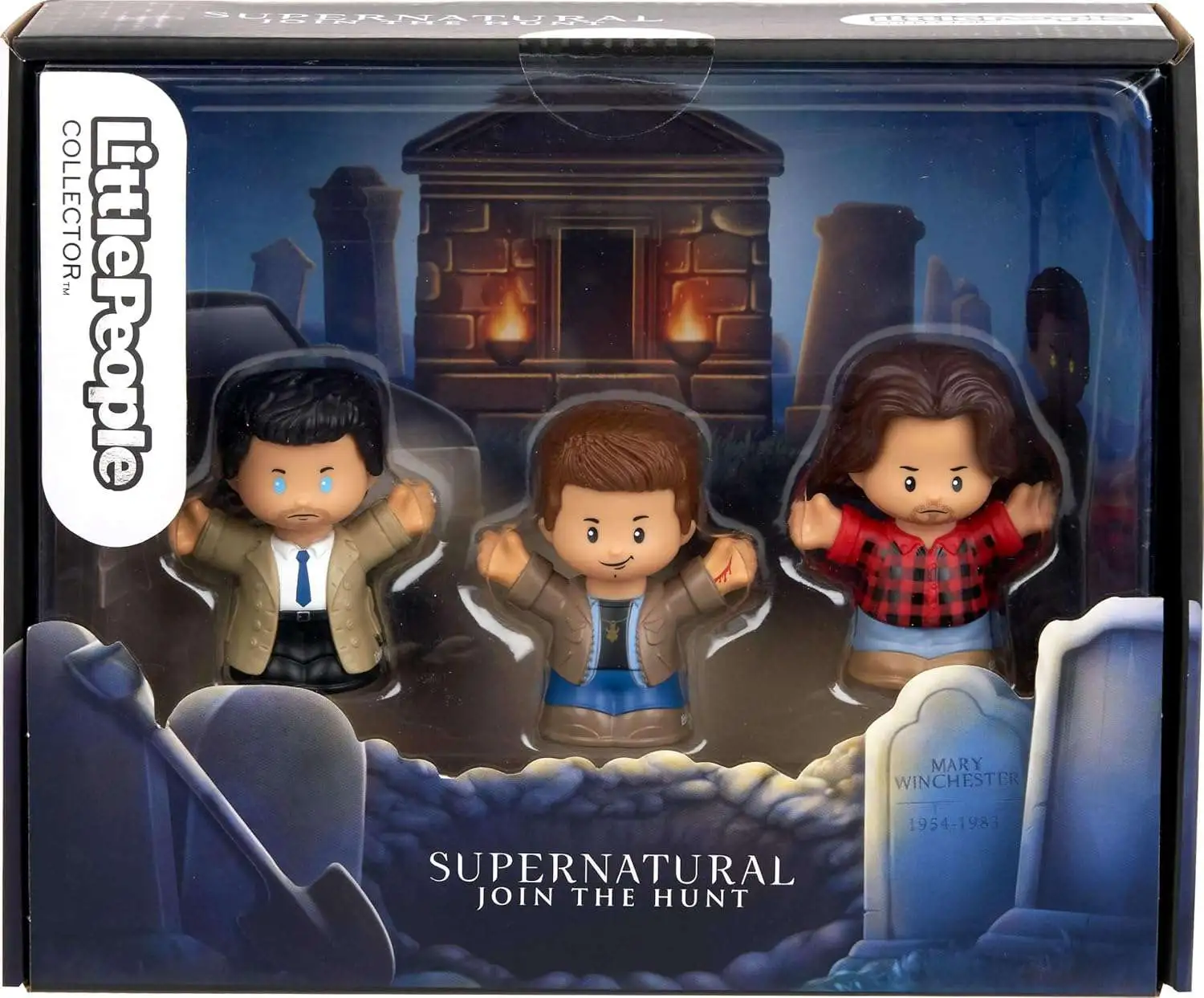 Fisher Price Little People Supernatural Collector Series Castiel, Dean & Sam Winchester 2.5-Inch Figure 4-Pack (Pre-Order ships January)