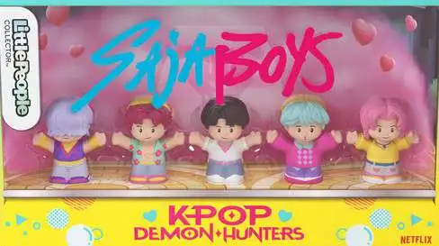 Fisher Price KPop Demon Hunters Saja Boys Little People Collector
