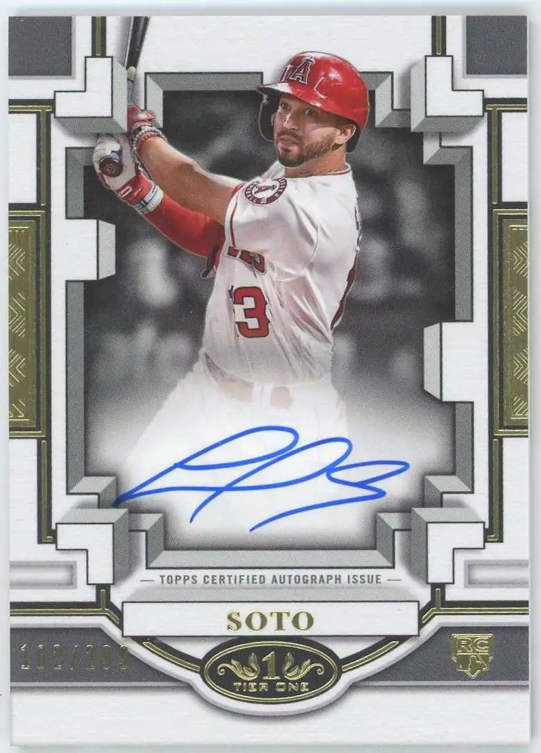 MLB 2023 Tier One Baseball 182/299 Livan Soto BOA-LS1 [Auto]