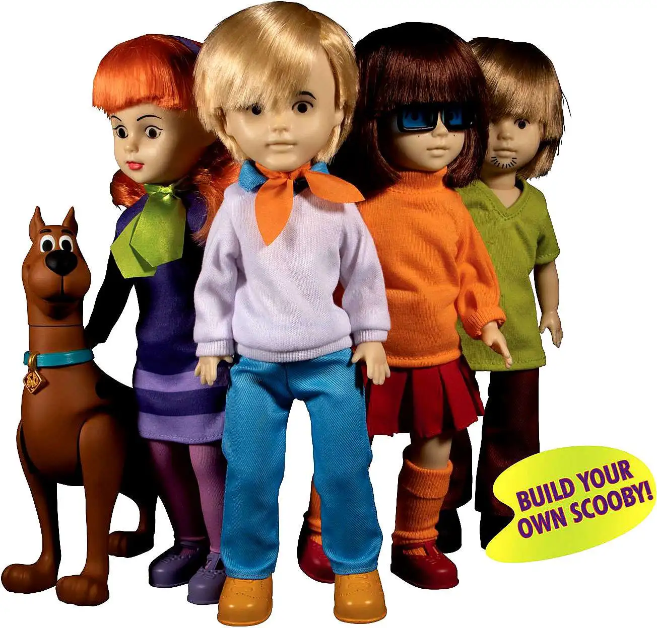 Mezco Fred & Scooby-Doo Build A Figure Living Dead Dolls Presents LDD 
