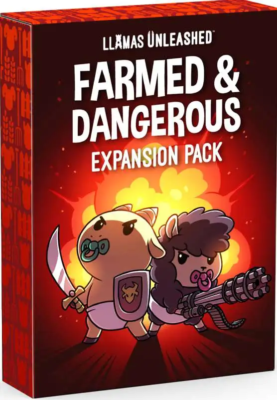 Llamas Unleashed Farmed & Dangerous Board Game Expansion