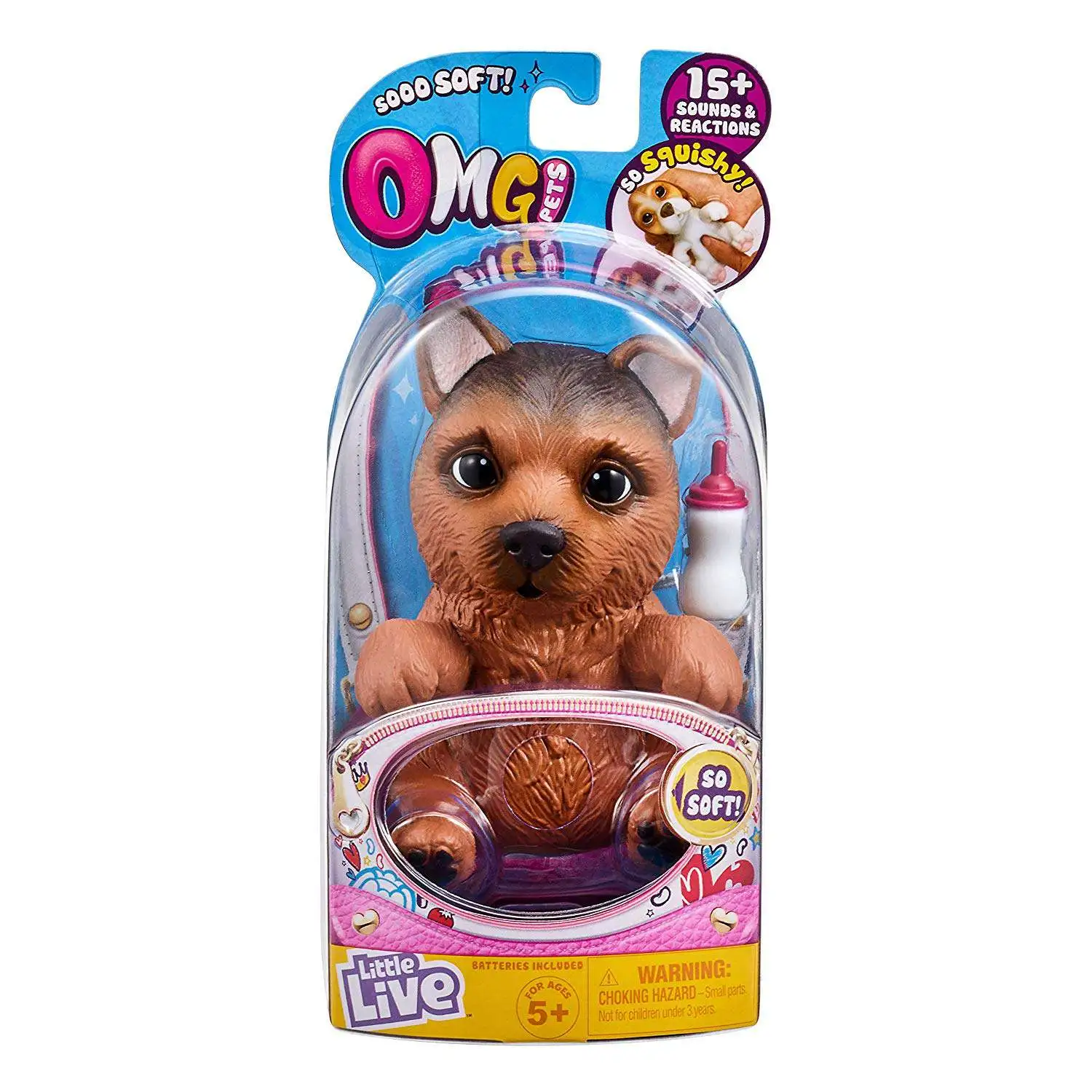 Little Live Pets OMG Bestie Bag Includes Pup 15 Sounds & Reactions for sale online 