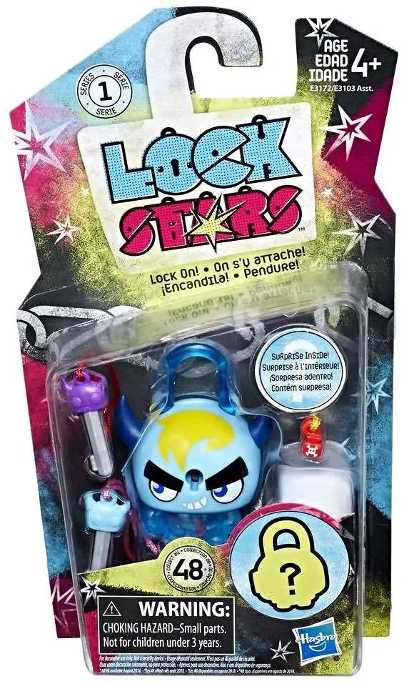 Lock Stars Blue Horned Monster Figure [Loose]