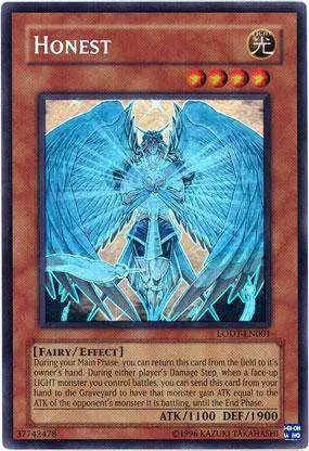 YuGiOh GX Trading Card Game Light of Destruction Ghost Rare Honest LODT-EN001 [Lightly Played]