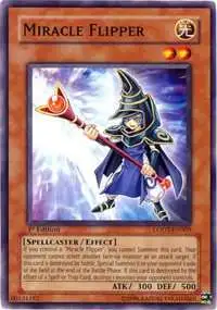 YuGiOh GX Trading Card Game Light of Destruction Common Miracle Flipper LODT-EN003