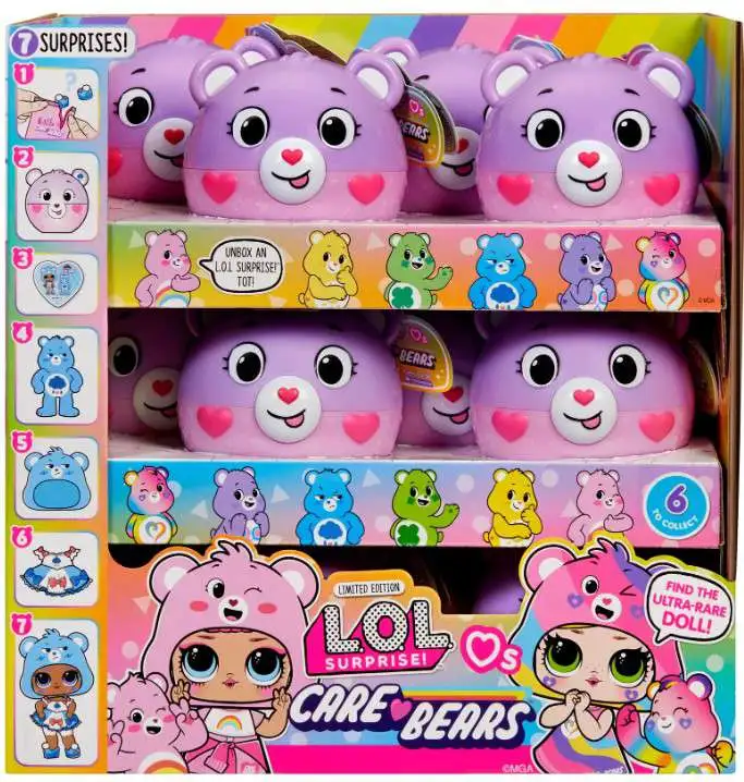 LOL Surprise Loves Care Bears Tots Mystery Box [12 Packs]