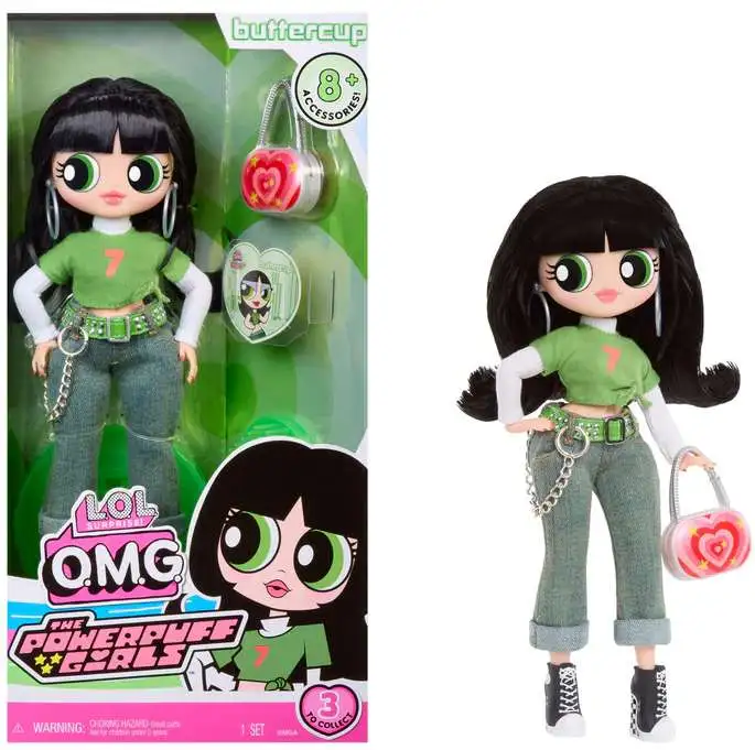 LOL Surprise Powerpuff Girls OMG Buttercup Fashion Doll