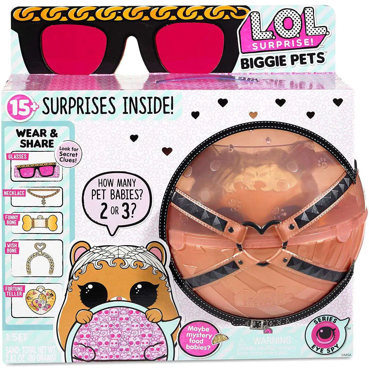 Brand New Surprise! L.O.L LOL Fuzzy Pets Suprise Capsule 