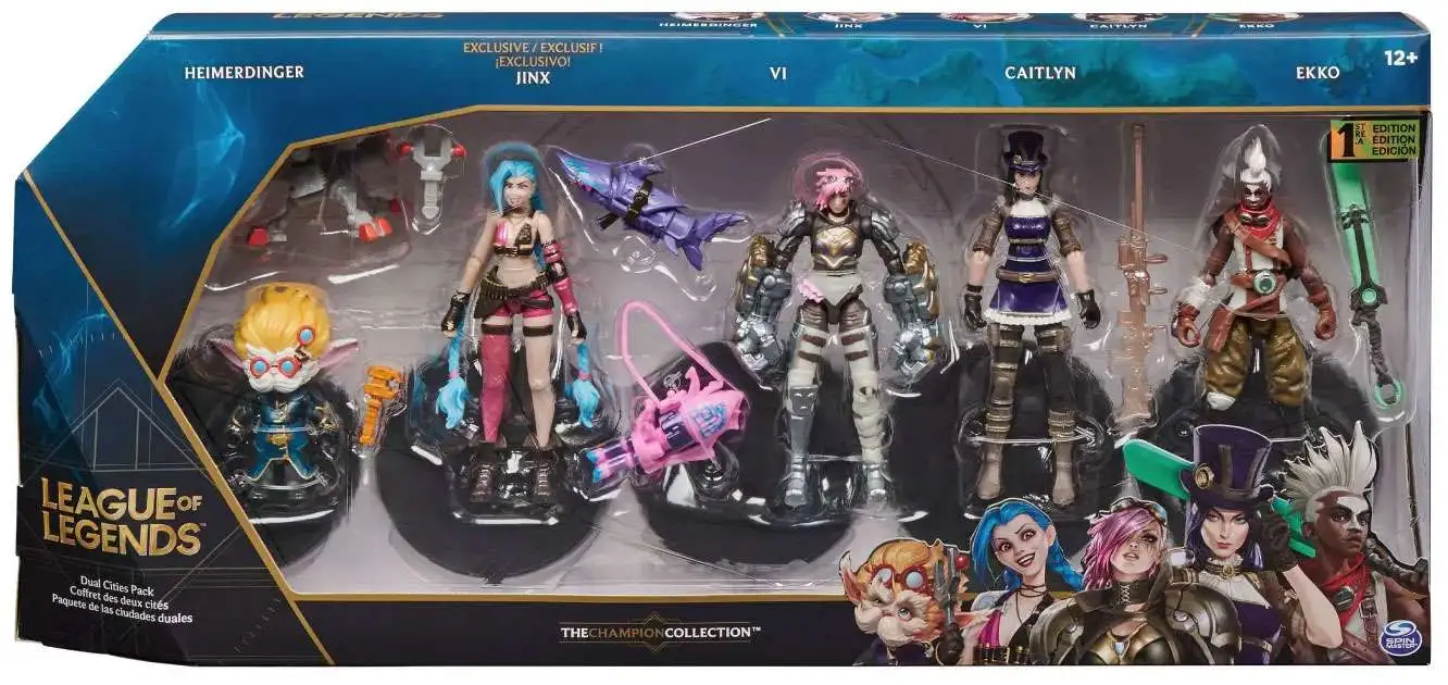 League of Legends Champion Collection Dual Cities Pack 4 Action Figure  5-Pack Spin Master - ToyWiz