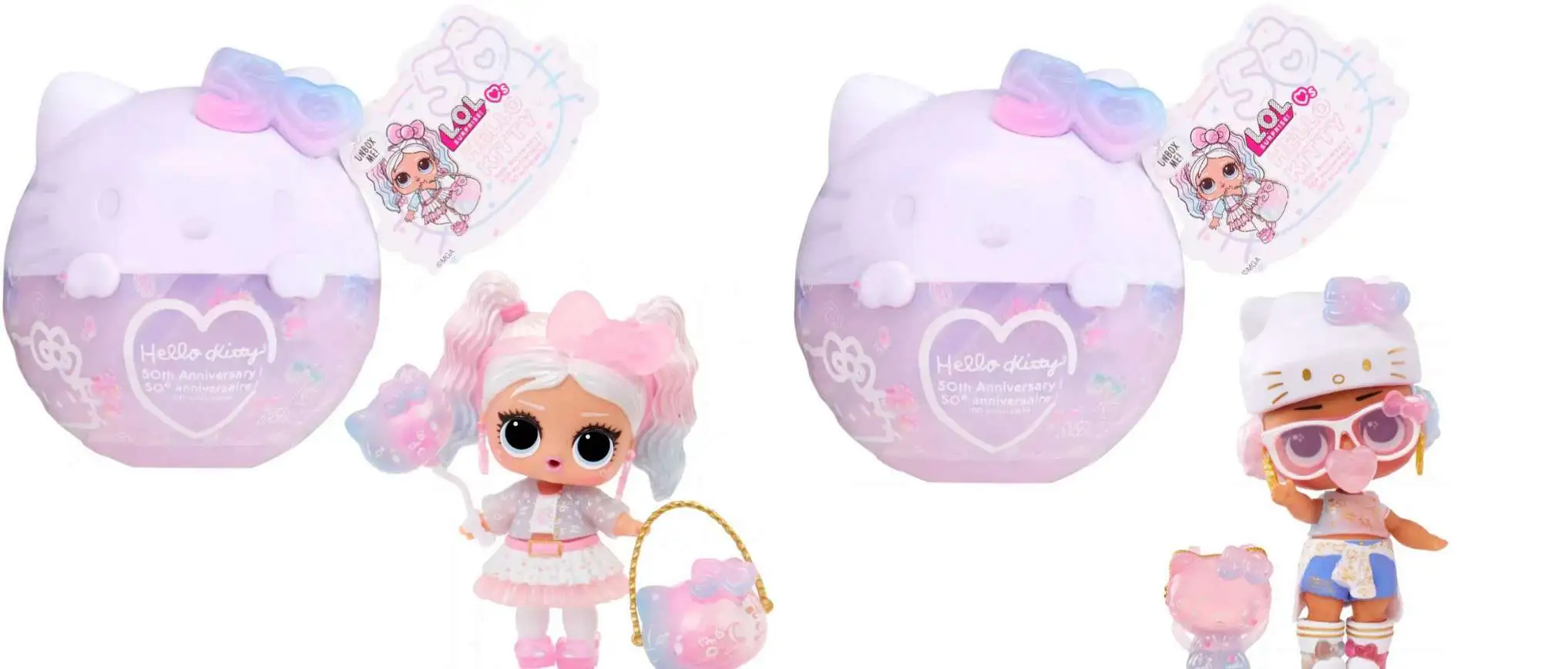 LOL Surprise Loves Hello Kitty Doll Miss Pearly Crystal Cutie Set