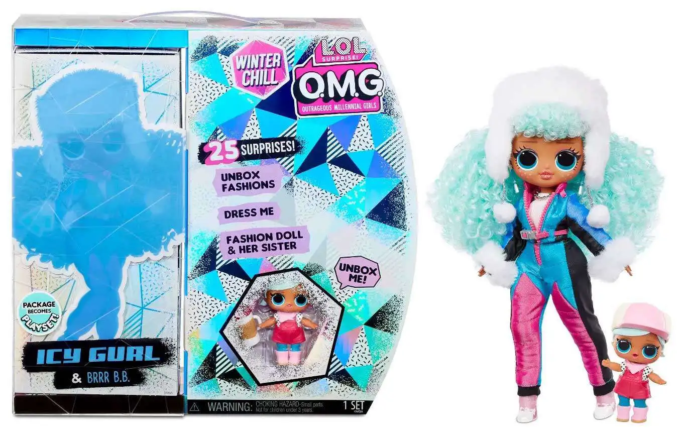Details about   LOL Surprise Winter Chill Missy Meow Fashion Doll & Baby Cat Sister 