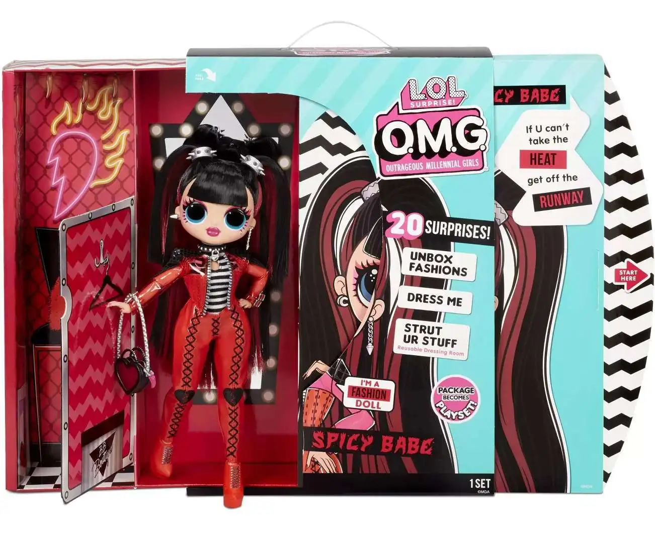 LOL Surprise OMG Series 4 Spicy Babe Fashion Doll [Damaged Package]