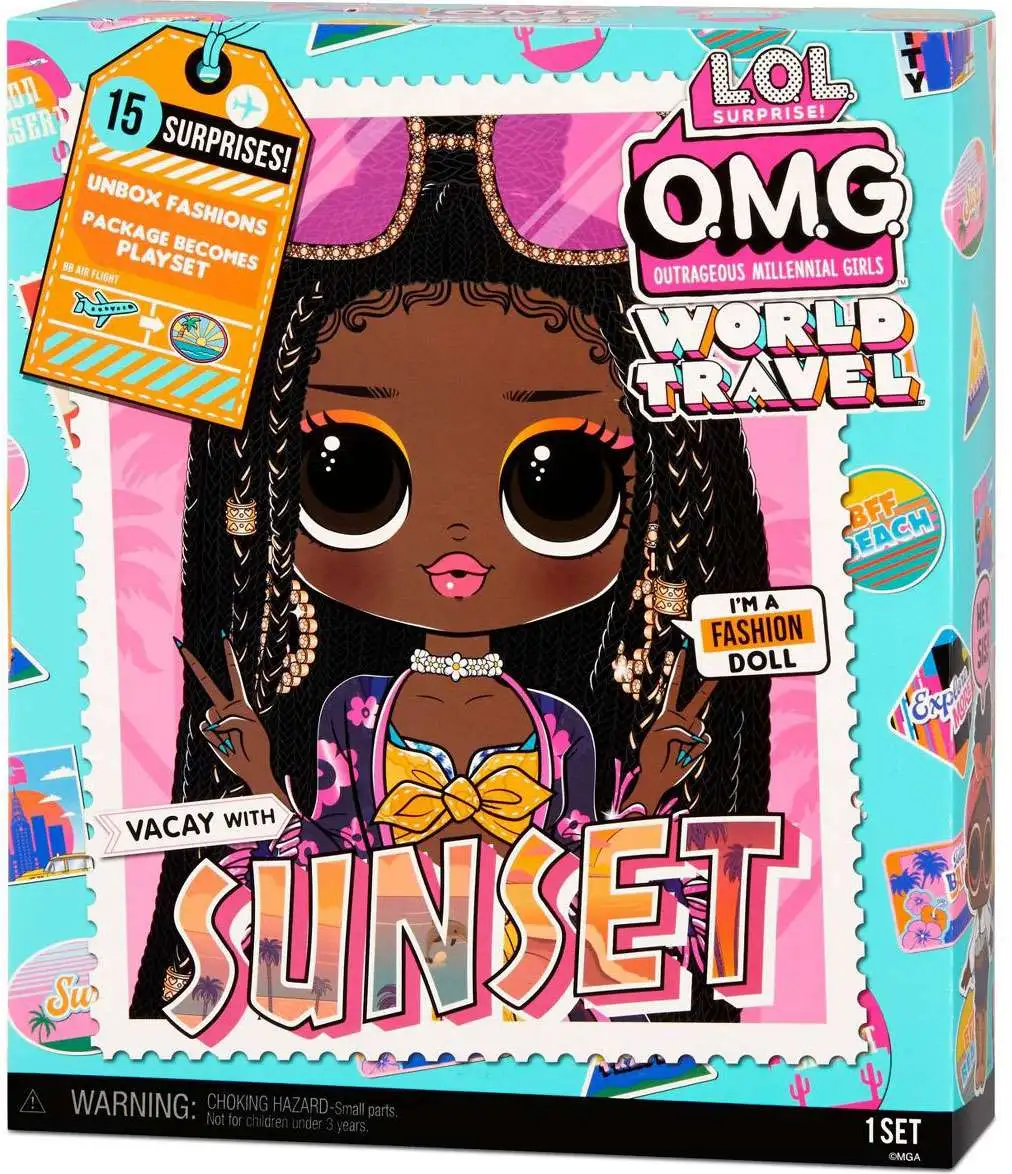 LOL Surprise OMG World Travel Sunset Fashion Doll MGA Entertainment - ToyWiz