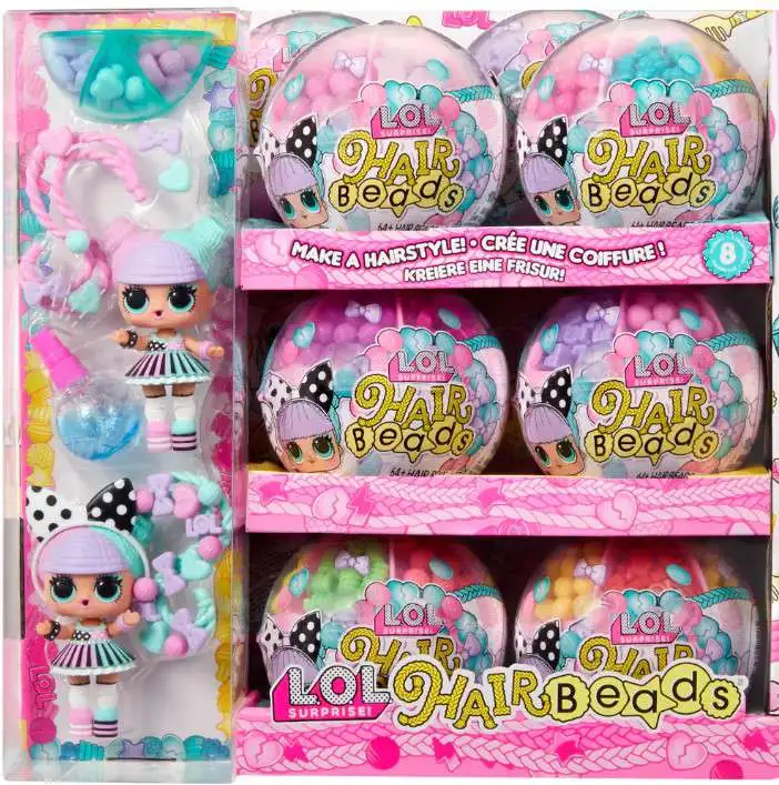 LOL Surprise Hair Beads Tots Mystery Box 12 Packs MGA Entertainment ...