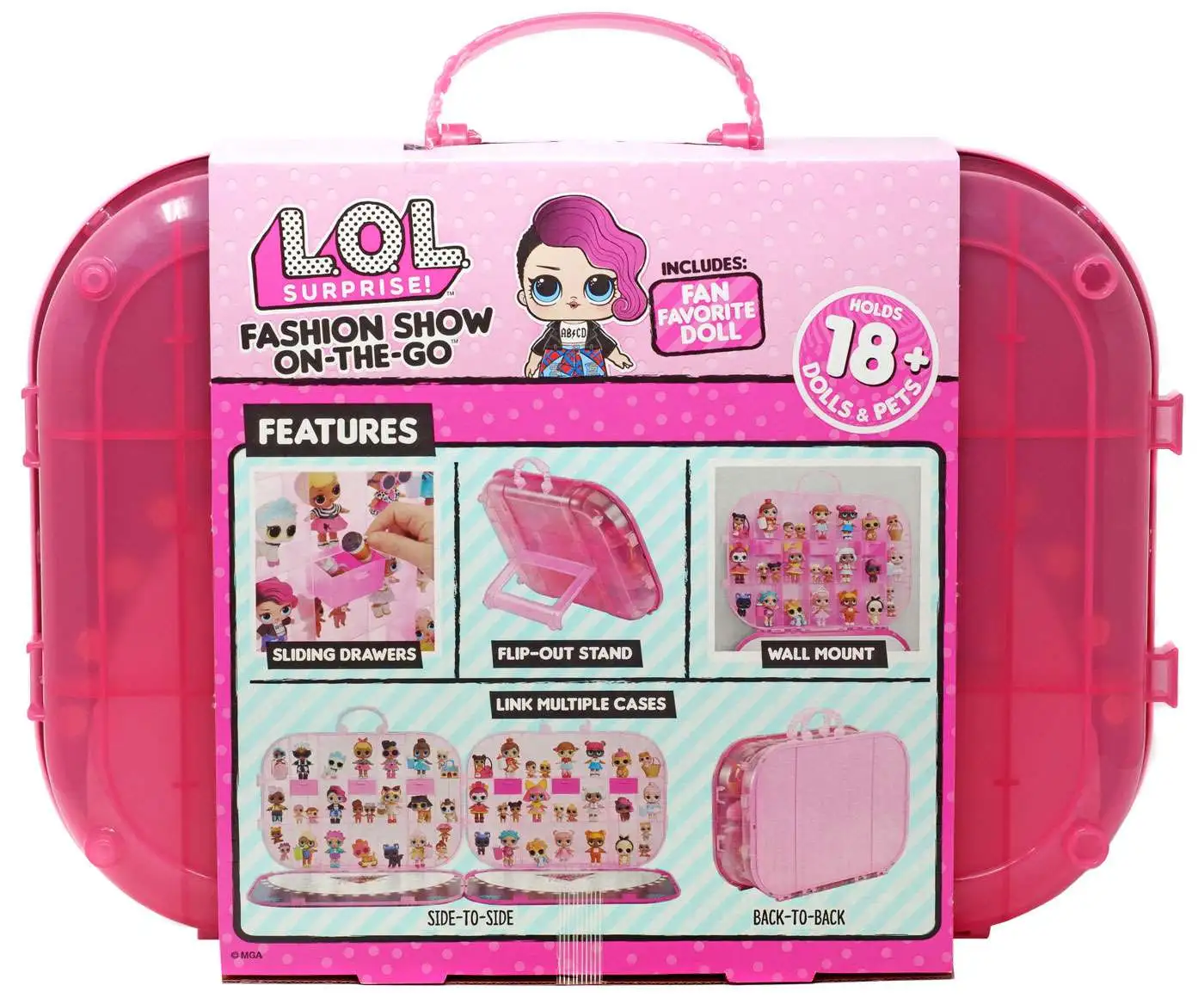 Surprise Fashion Show On-The-Go Light Pink Storage & Playset L.O.L 