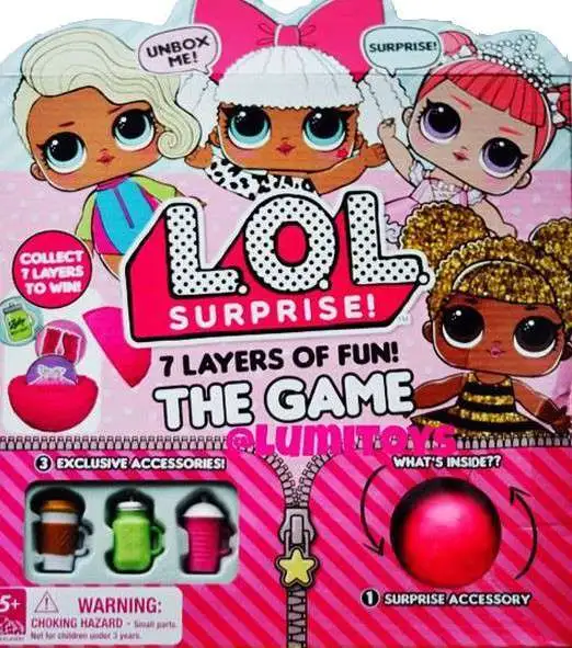 LOL Surprise 7 Layers Of Fun The Game Board Game [RANDOM Box]