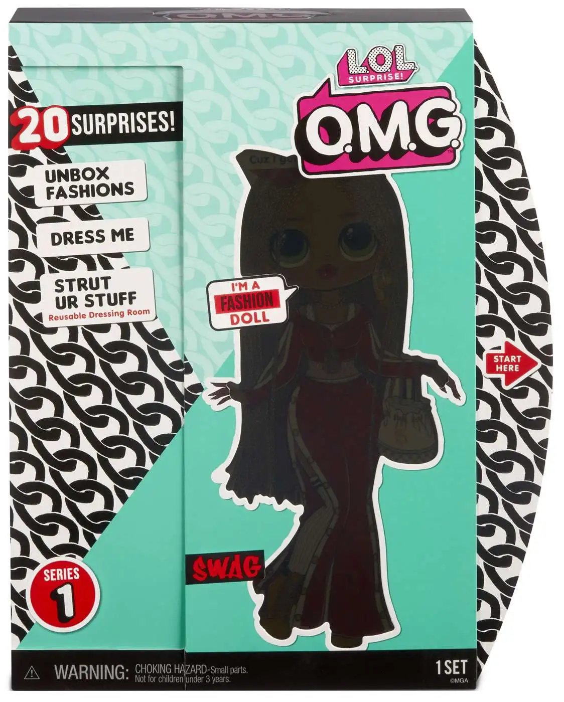 LOL Surprise! Dolls OMG Swag Fashion Doll With 20 Surprises - MGA