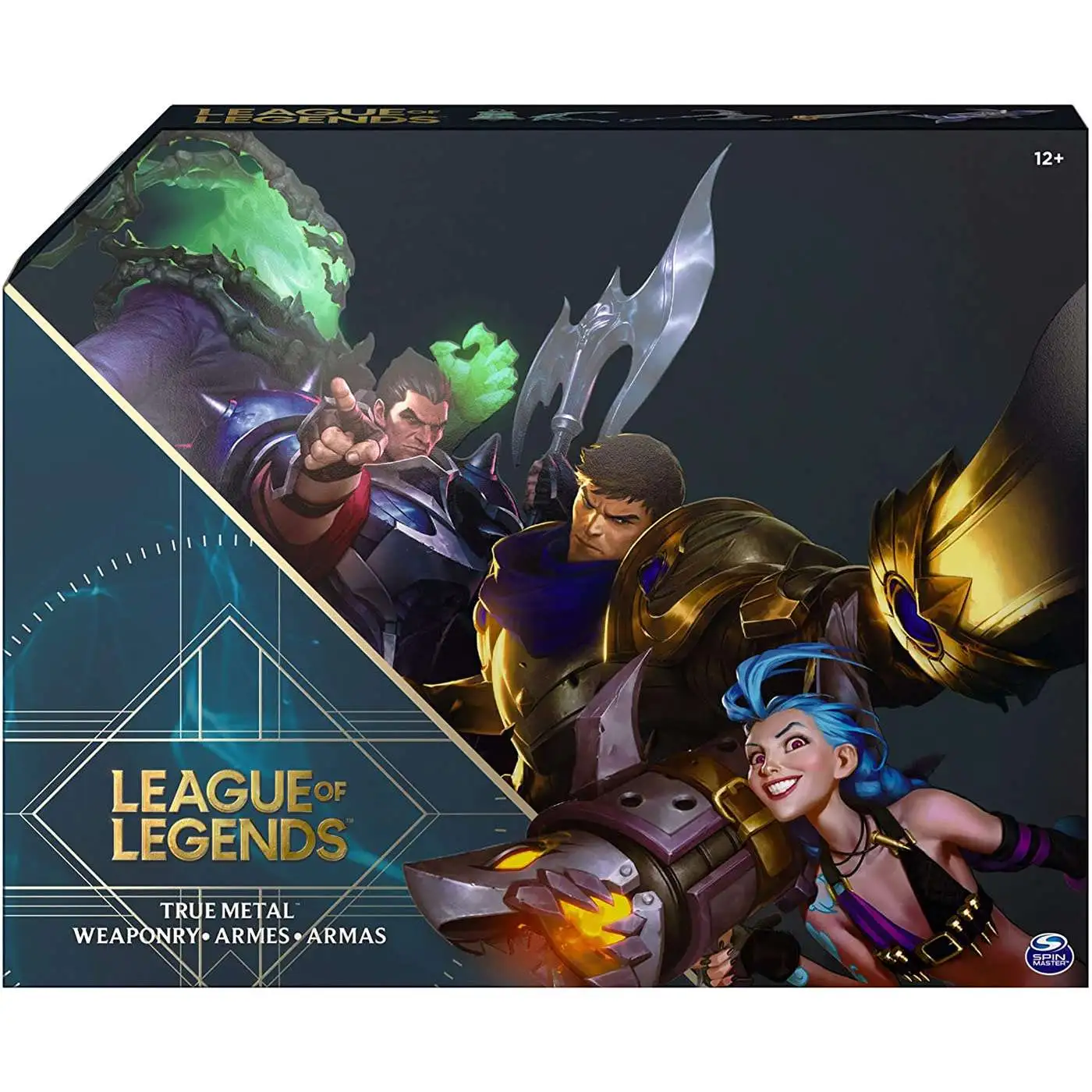 League of Legends True Metal Weaponry Thresh, Darius, Garen & Jinx Figure  4-Pack