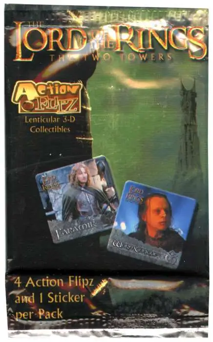 The Lord of the Rings The Two Towers Two Towers Action Flipz Card Pack