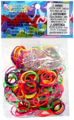 Rainbow Loom *Jelly* Red Rubber Bands Refill Pack RL8 (600 ct)