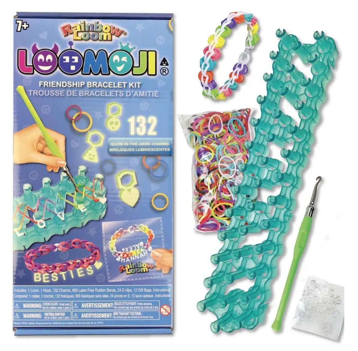Rainbow Loom Loomoji Starter Kit Twistz Bandz - ToyWiz