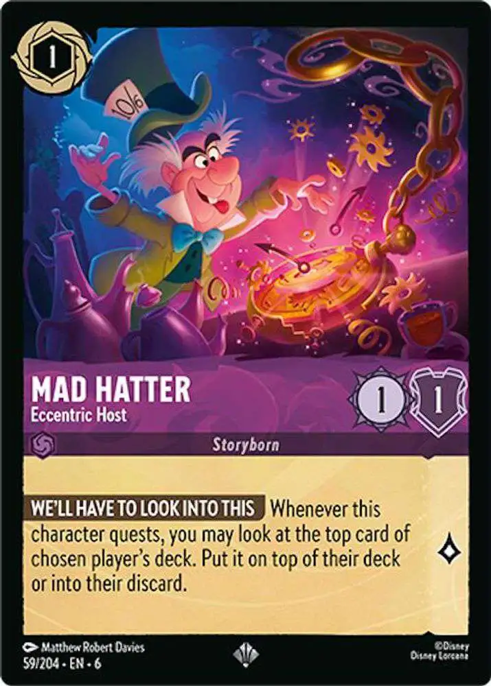 alice in wonderland lorcana cards 2Pc. Card Set put 1 damage counter on each other character. Wake Up, Alice! - Mushu