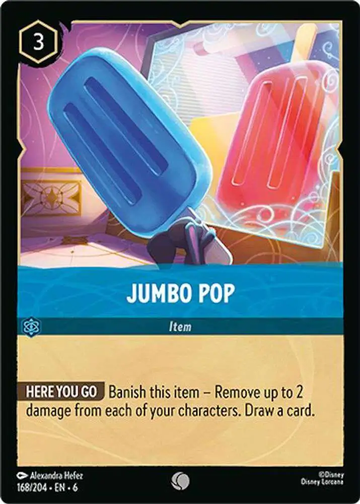 lorcana oversized cards Disney Trading Card Game Azurite Sea Single Card Common Jumbo Pop 168 FOIL Discover new landscapes as you venture across the Inklands in search of lore that was scattered by the recent flood Ravensburger Disney Lorcana TCG Portfolio